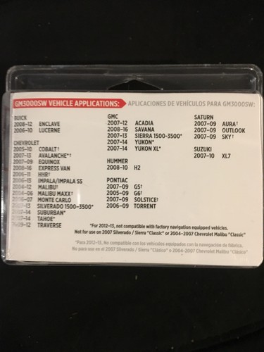 Scosche GM3000 Select 2004-Up GM Motors Stereo Replacement NEW