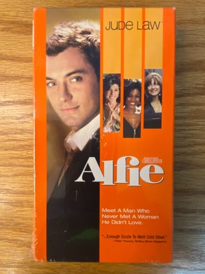 Alfie Movie VHS VCR Tape 2005 Jude Law, Marisa Tomei, Susan Sarandon  BRAND NEW