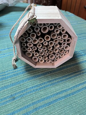 Wooden Insect Bee Bug House Hotel Hang On Garden Or Mount