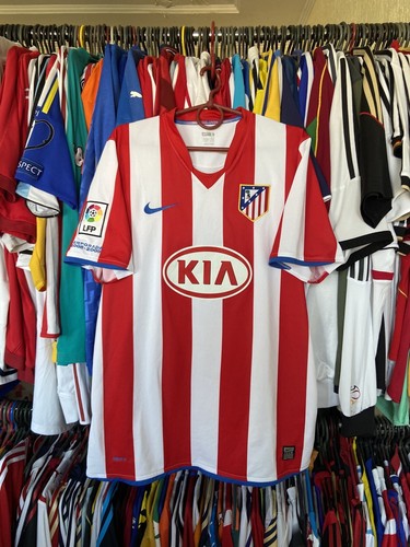 Nike Atlético de Madrid アトレティコマドリード カラスコ ATLETICO MADRID 2009 2010 HOME FOOTBALL SHIRT SOCCER JERSEY