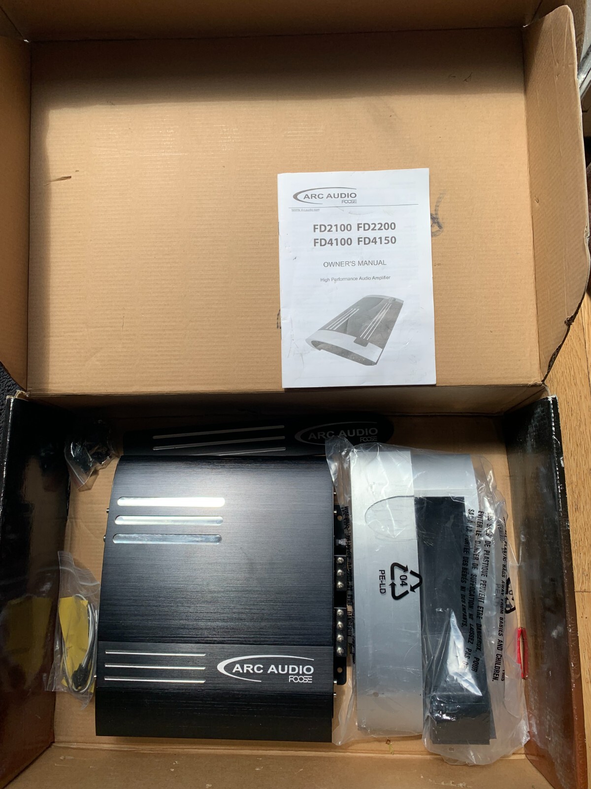 ARC AUDIO ARC2100CXL パワーアンプ Arc car audio amplifier 2 channel stereo power model 2100