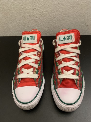 converse　クリスマス Embroidered Converse, Christmas Embroidered Converse, Santa