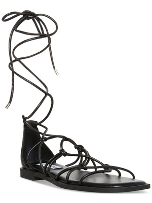 Женские черные босоножки Ainsley с квадратным носком и мягкой подкладкой STEVE MADDEN, 11 М