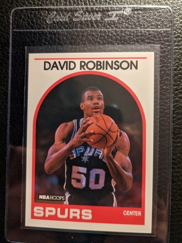 1989 HOOPS #310 DAVID ROBINSON ROOKIE CARD RC HOF SAN ANTONIO SPURS HOF