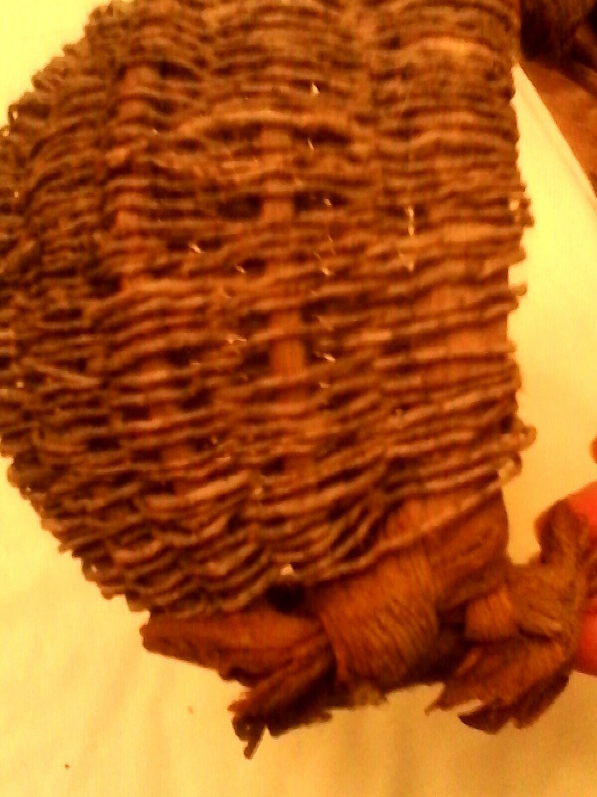 Antique Primative Hand Woven Rare Herb Gathering Basket Folk Art/Unusual!!!