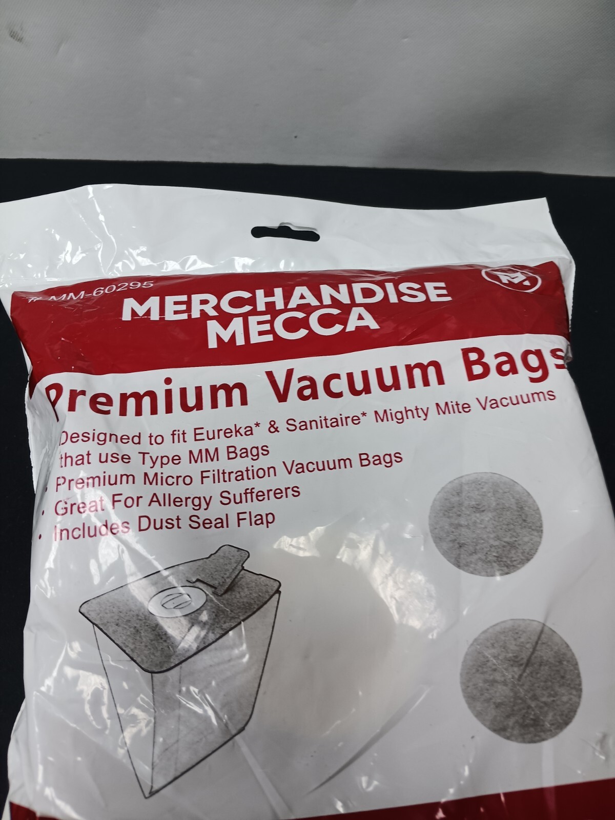 MERCHANDISE MECCA PREMIUM VACUUM BAGS 10CT + 2 FILTERS MM-60295
