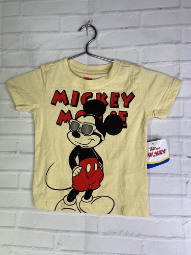Disney Mickey Mouse With Shades Short Sleeve Tee T-Shirt Top