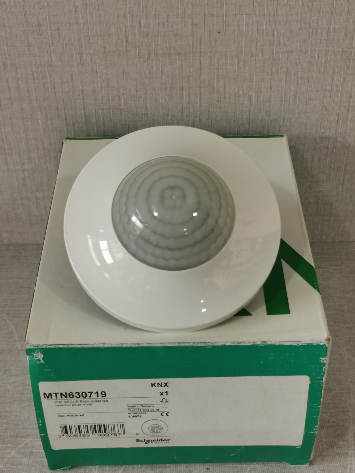 Minzr SCHNEIDER ELECTRIC MTN630719 KNX ARGUS DETECTOR POLAR WHITE