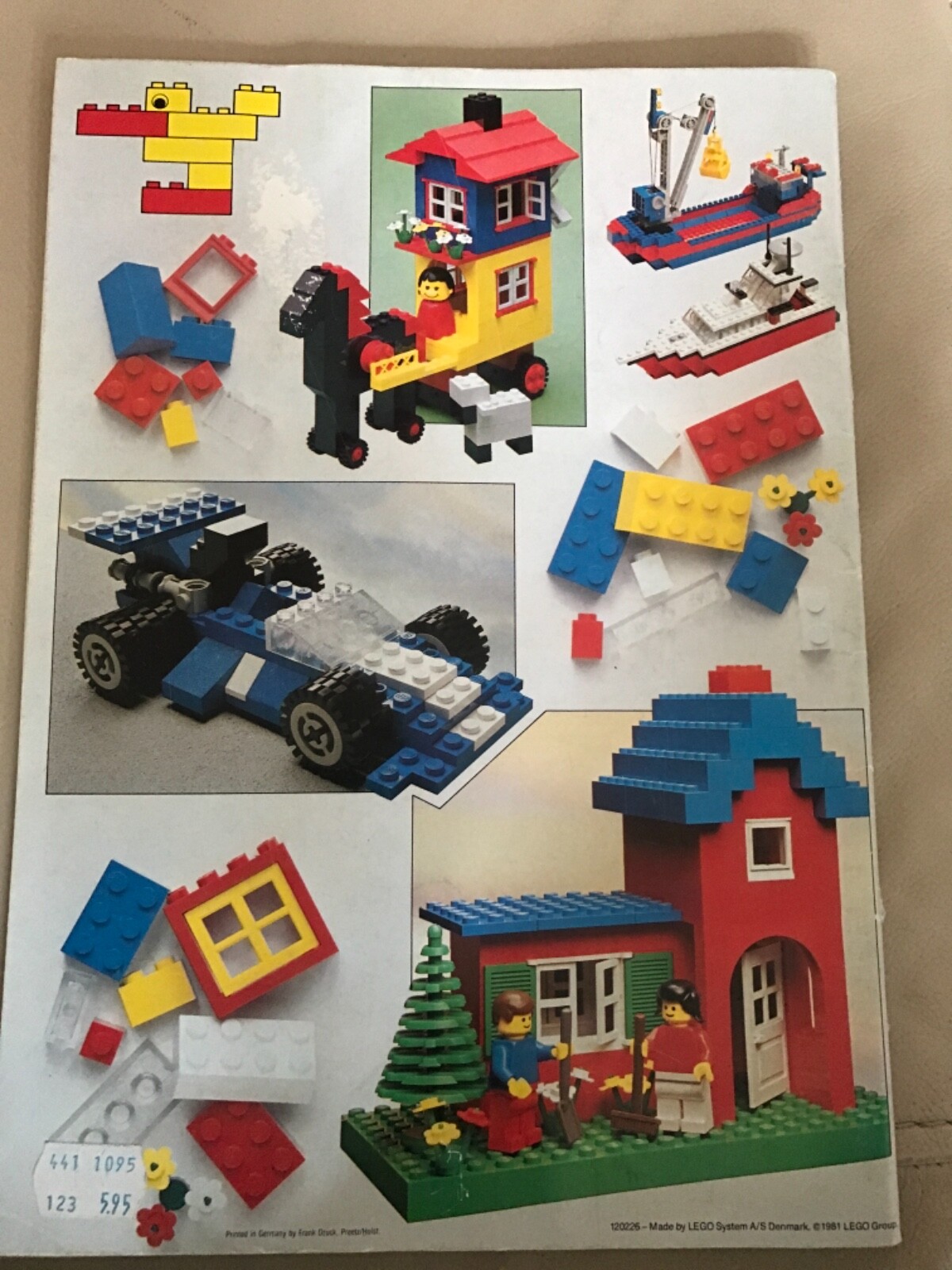 LEGO Legoland 226 Bau- und Spielbuch aus dem 1981 keine Steine 