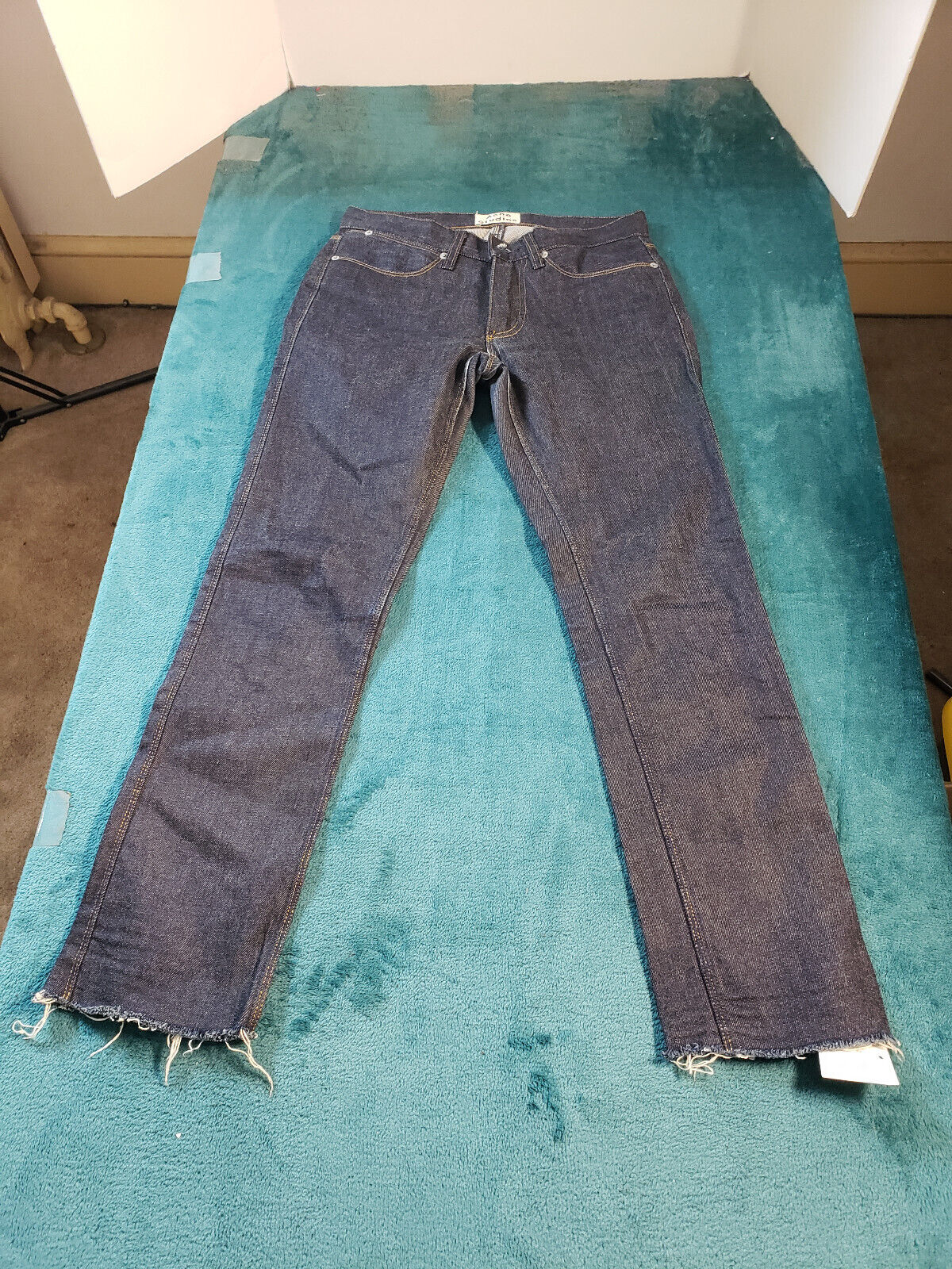 Acne Studios Jeans Sz 27x28 Mens Blue Pants Stretch Denim Acne Studios Jeans Sz 27x28 Mens Blue Pants Stretch Denim