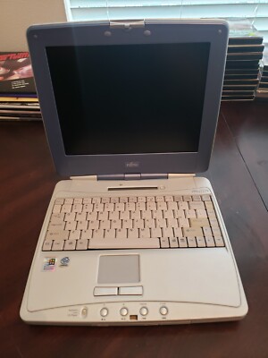 Vintage Fujitsu Lifebook i4177 500 MHz Intel Celeron No HDD No Memory Power Plug
