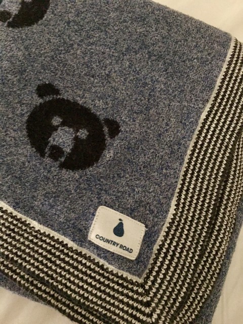 country road baby blanket