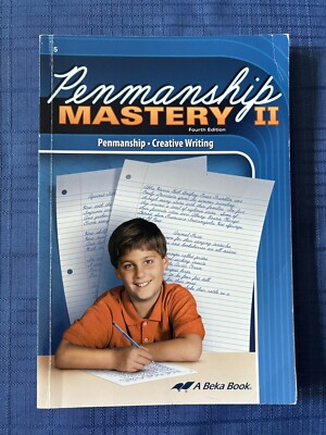 A Beka Book Penmanship Mastery 1 Grade 4 Creative Writing Homeschool