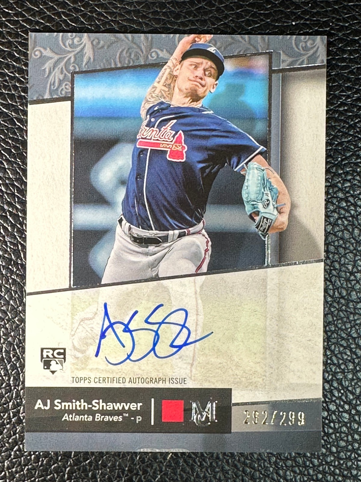 2024 Topps Museum Collection Archival Autographs AJ Smith-Shawver /299 Auto RC