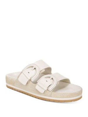 ВИНС. Женские босоножки на платформе Glyn Comfort Glyn цвета слоновой кости с круглым носком длиной 6,5 м.