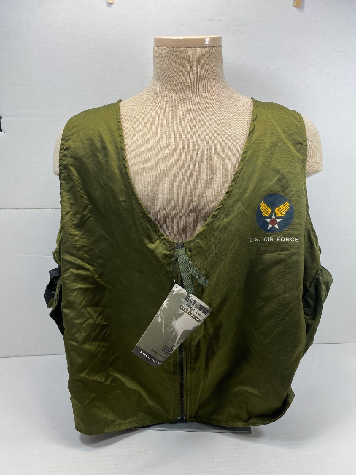 U.S. Air Force Radio Carrier Type E-1 Vintage Vest Size U.S. Air Force Radio Carrier Type E-1 Vintage Vest Size