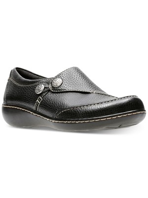 

КОЛЛЕКЦИЯ ОТ CLARKS Женские черные лоферы на танкетке с пуговицами Ashland Lane Q, размер 5,5 м, Черный, 26063064