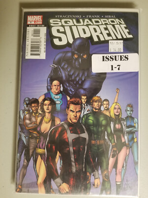 SQUADRON SUPREME 1 2 3 4 5 6 7 FULL set RUN Marvel Knights 2006  JM Stracynski