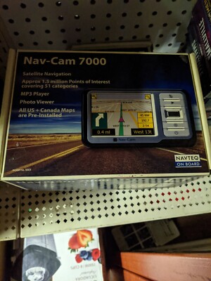 NEW IB NAVTEQ ON BOARD NAV-CAM 7000 SATELLITE NAVIGATION GPS ALL U.S./CANADA MAP