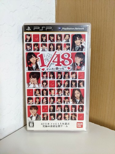 ★送料込み★AKB48 PSPゲーム、グッズ Jpop girl group AKB48 PSP Game 1/48 Fall In Love With An