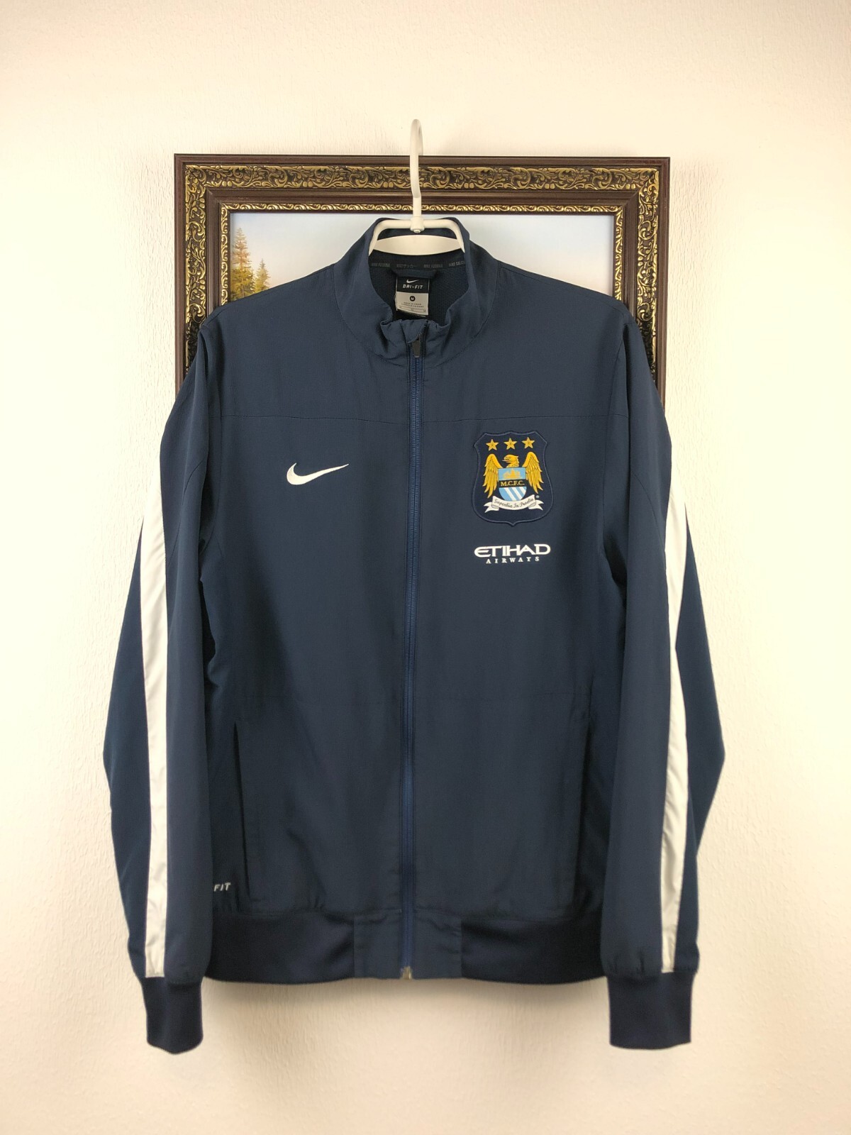 Nike Manchester City アンセムジャケット Nike Manchester City Anthem Jacket - Field Blue