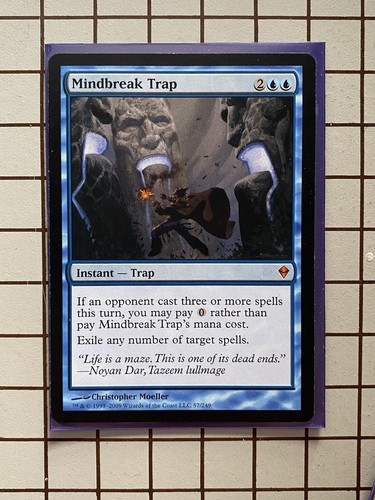 MTG Mindbreak Trap Zendikar 57/249 Regular Mythic