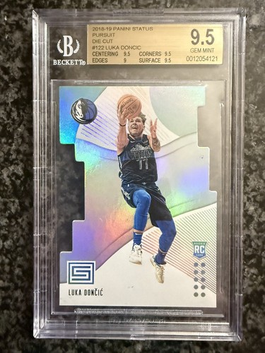 2018-19 Panini Status Luka Doncic #122 RC Pursuit Die-Cut