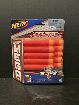 N-Strike NERF Dart Refill Bullets Elite MEGA for MEGA Distance Pack of 10