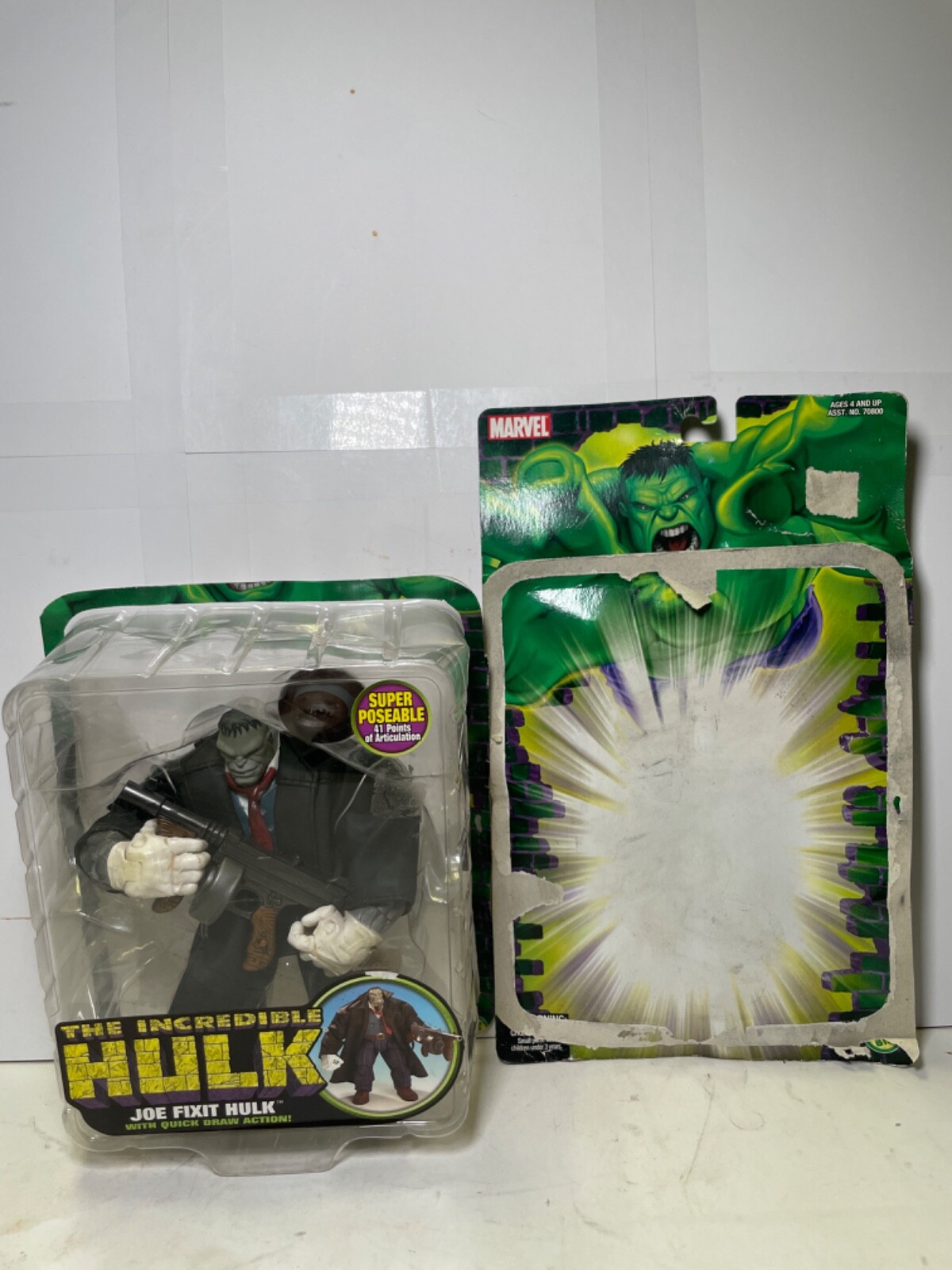 THE INCREDIBLE HULK 2セットフィギュア 新品未使用 Marvel Toy Biz The Incredible Hulk 