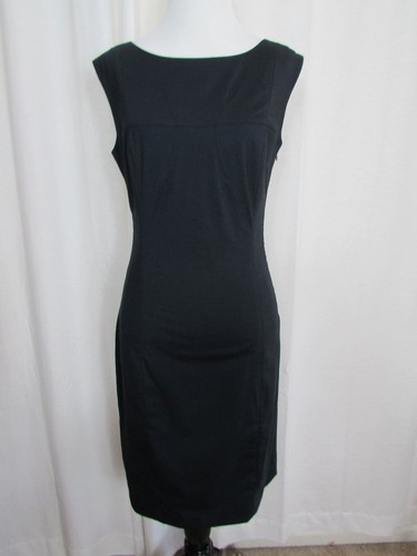Club Monaco Tank Dress - White W Thin Black Stripes. Ankle Length. Modal.  Large | eBay