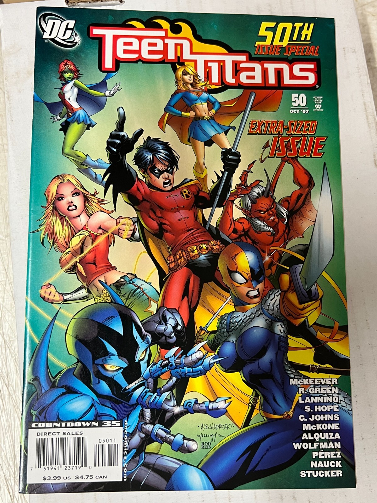Teen Titans #50 Extra Sized Issue DC Comics 2007 | Combined