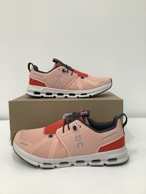 On Cloud Sky Running Comfort Shoe Sneaker Rose/Red Youth Size 4 Y