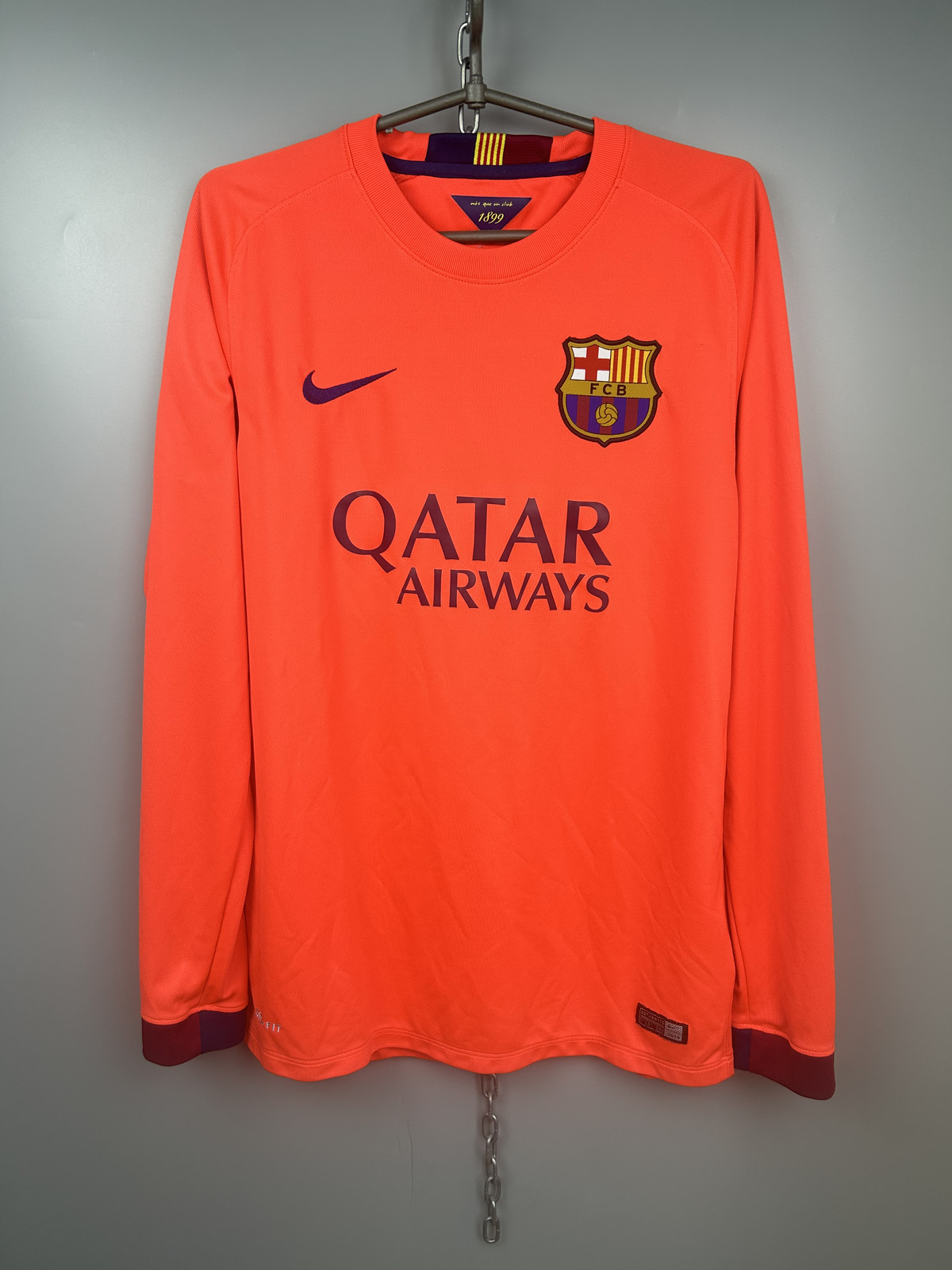 Barcelona 2014 2015 Away Jersey Shirt Nike 618738-672 Size M