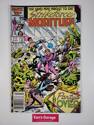 Strikeforce: Morituri #4 Marvel comics Newsstand March 1987 - Near Mint range