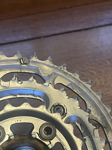 Vintage Shimano STX-RC Crank Set FC-MC36 94/58 BCD 42/32/22 T 175 mm