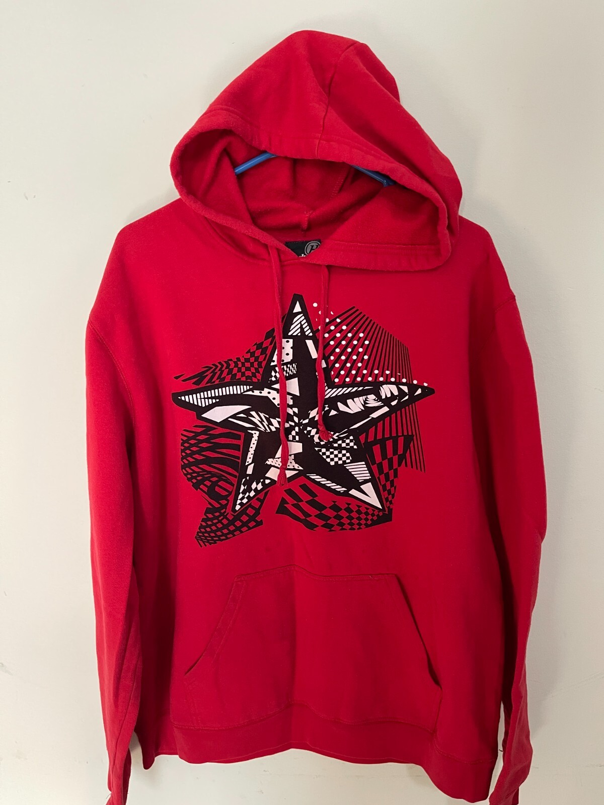HYBRID APPAREL Mens Red Long Sleeve Hoodie XL | eBay