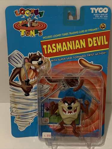 Looney Tunes Tasmanian Devil Action Figure Super Spin Tornado
