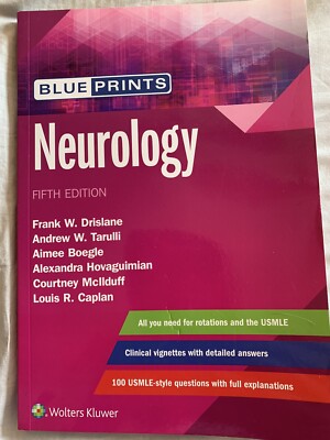 Blueprints Neurology (Blueprints - Paperback, by Drislane M.D. Fifth Edition