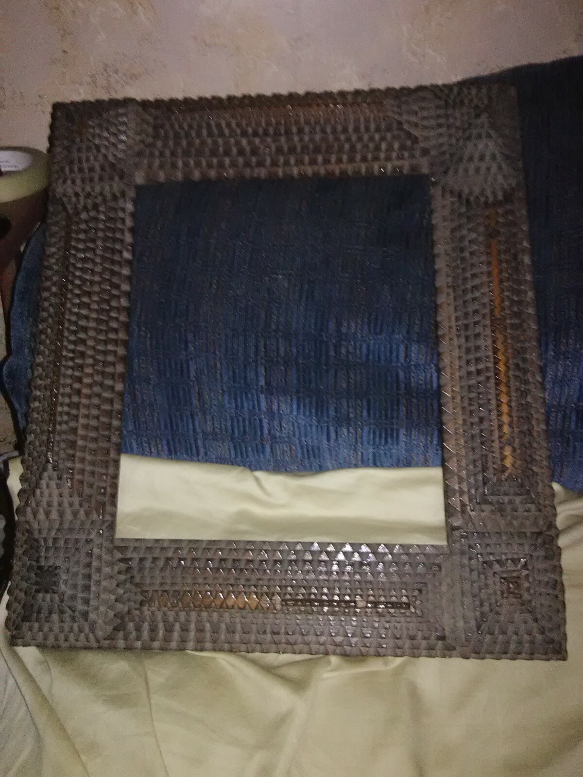 tramp art frame 8 1/2 x 10 1/2