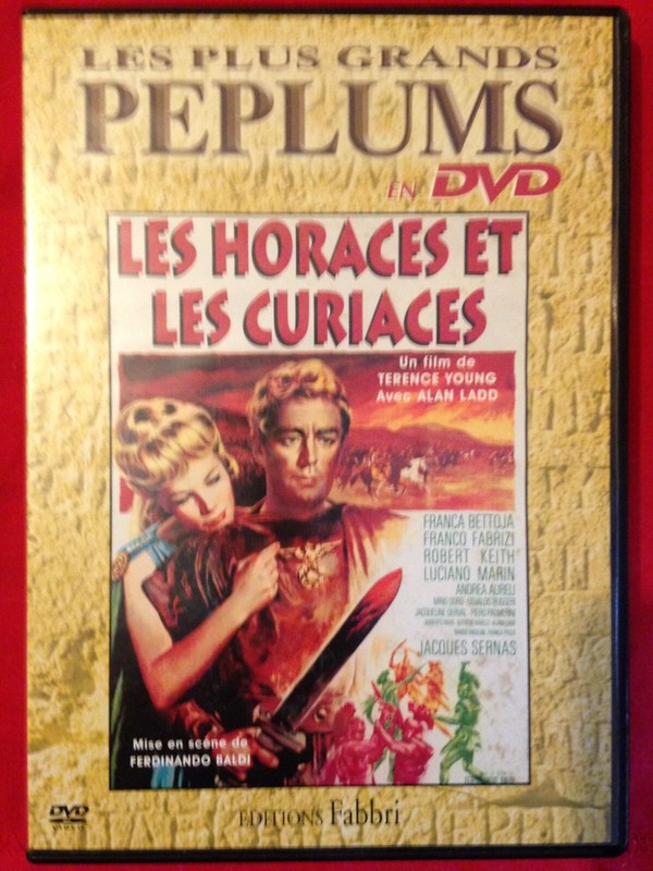 Dvd - Peplum - Les Horaces Et Les Curiaces - Terence Young - Alan Ladd - Neuf