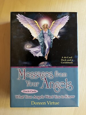 Doreen Virtue Oracle Cards - Messages From Your Angels 44-Card Deck w Guide Book