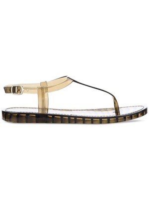 Женская черная регулируемая пряжка Kristi с круглым носком и солнечным камнем Jelly 8 М