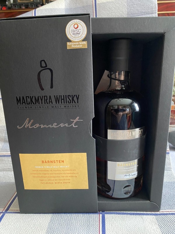 Mackmyra Moment Barnsten Swensk Whisky Iwsc Trophy 2012 Bt NÂ° 13/1550