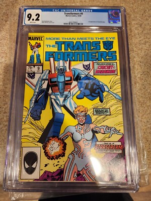 Marvel Comics The Transformers #9 CGC 9.2 First App of Circuit Breaker