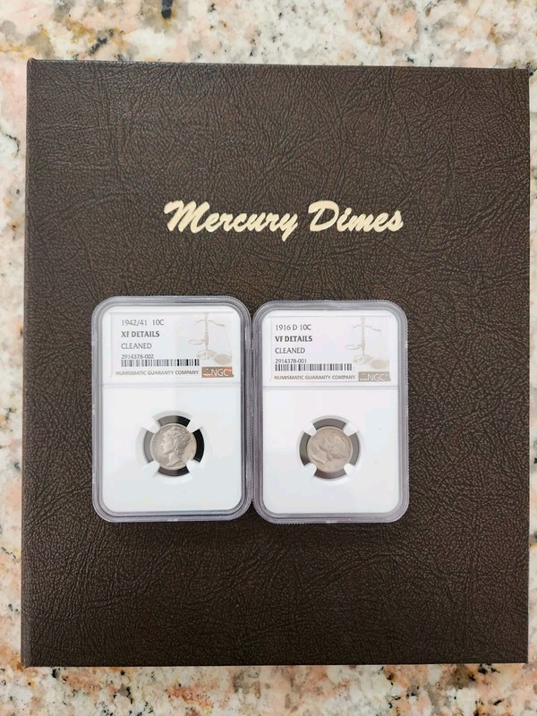 Complete Mercury Dime Set 1916-1945 With Rare Errors