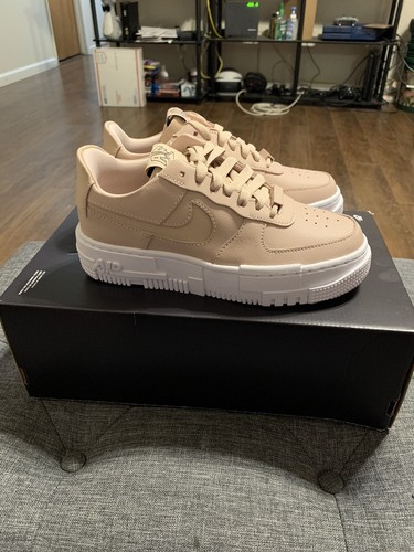 【Nike】レディース/メンズ Air Force 1 Pixel \"Particle Beige\" Nike Air Force 1 One Pixel Low Particle Beige White Shoes
