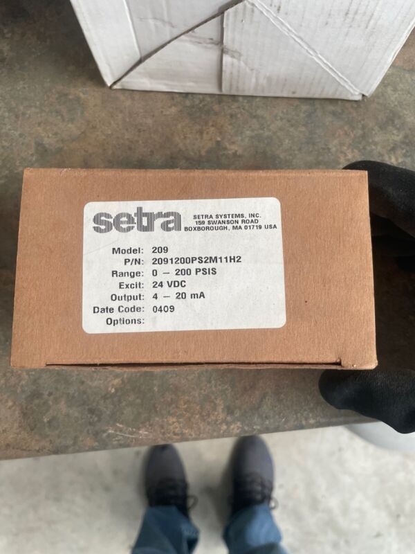 Setra 2091-200PS2M11H2 Pressure Transmitter  New in box