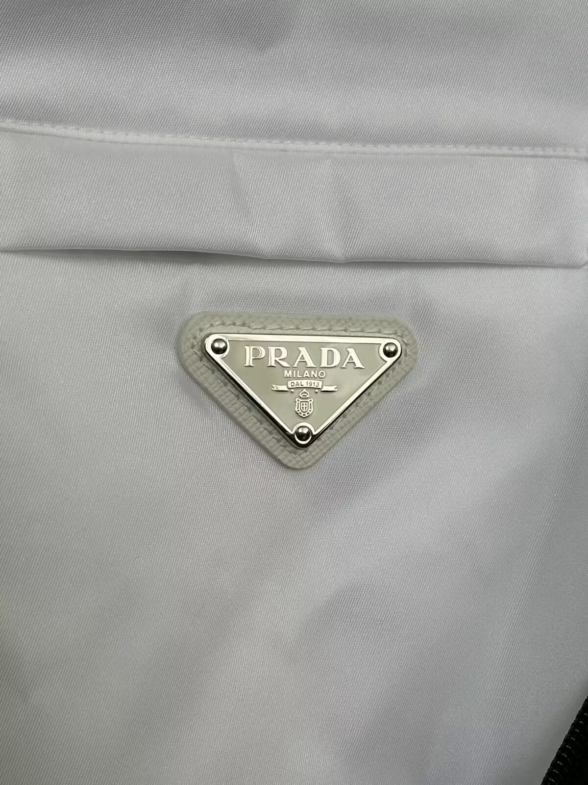 Pre-owned Prada Adidas X  Re-nylon Sweatshirt Jacket White Sweater Men's Size M