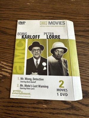 Boris Karloff Peter Lorre Mr Wong Detective Mr MotoS Last Warning 2 Movies 1 DVD