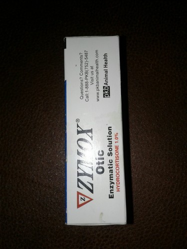 Zymox Otic Enzymatic Solution with Hydrocortisone (1.25 oz) expire date 3/2021